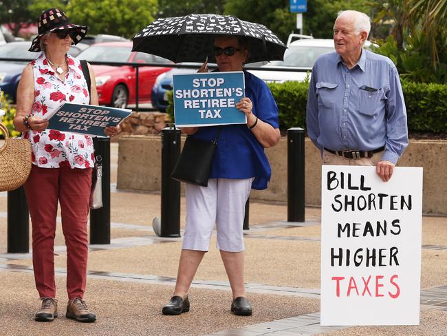 Some of Labor’s economic plans are worrying pensioners. Picture: Lyndon Mechielsen