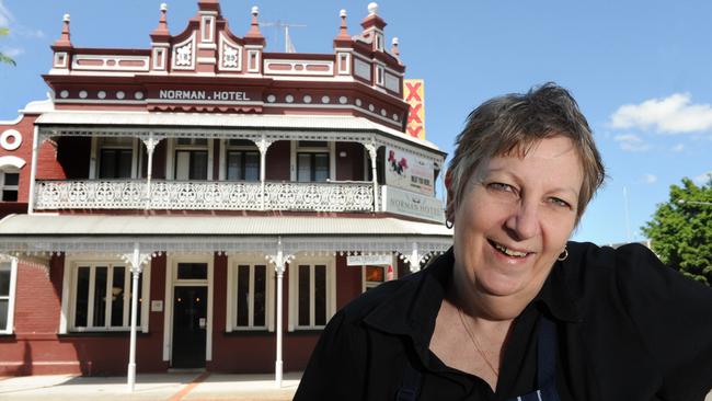 Norman Hotel is celebrating its 125th Birthday during October. Debbie Walk has worked at The Norman Hotel for 18 years. Photo by Patria jannides