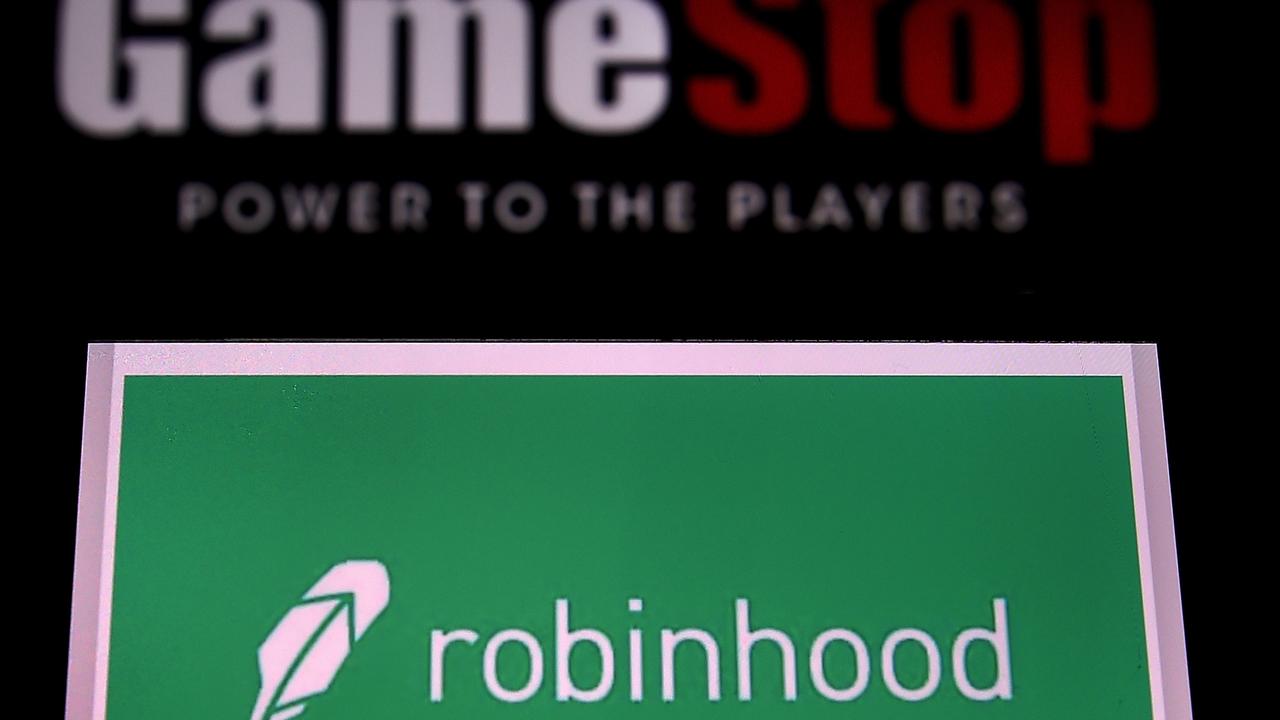 GameStop has dropped to around $US60, erasing gains seen in previous weeks. Picture: Olivier Douliery/AFP