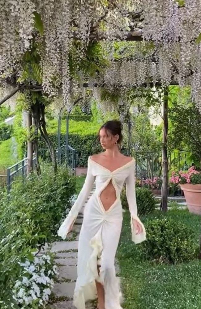 Last but not least, Isabelle Mathers ruffled the most feathers when she wore a pale yellow ball gown to her friend Rachel Dillon’s Italian wedding. Picture: Instagram/@isabellemathers