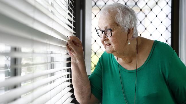 Marilyn Figgett has been broken in to 17 times over the years and has had 20 different cars stolen from her house. South West Rocks has been experiencing an unprecedented level of youth crime with multiple break ins and car thefts. Picture: Richard Dobson