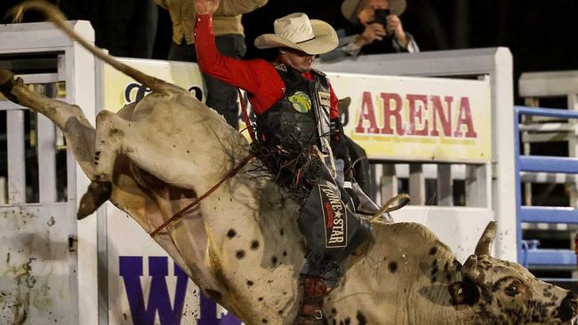 ‘Split half my face open’: Bull rider reveals shocking injury