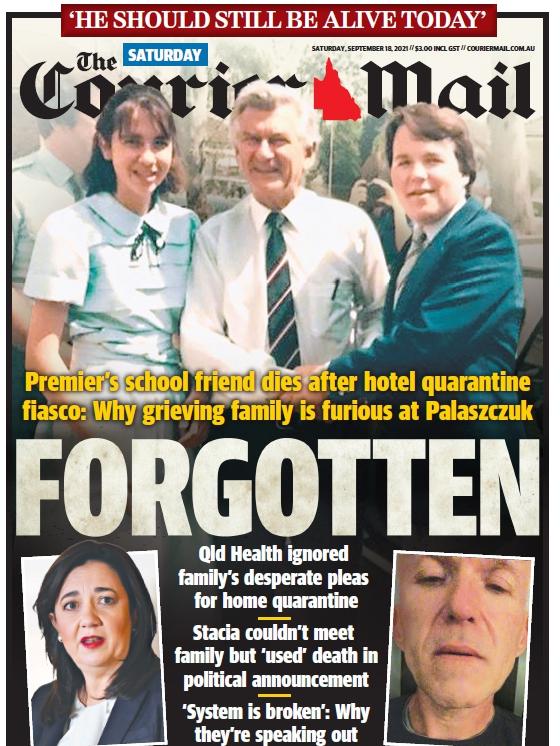 Courier-Mail front page