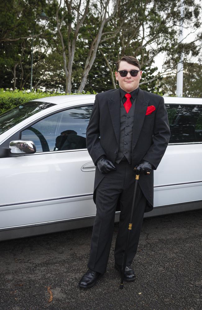 Graduate Ashton Nicol at Toowoomba Christian College formal at Picnic Point, Friday, November 29, 2024. Picture: Kevin Farmer