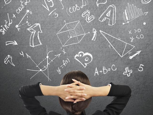 Generic photo of a maths student in class. Picture: iStock