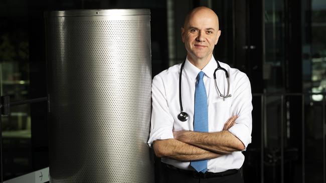 Gold Coast University Hospital infectious diseases physician Dr John Gerrard, who treated Queensland’s first cases of COVID-19. Picture: Nigel Hallett