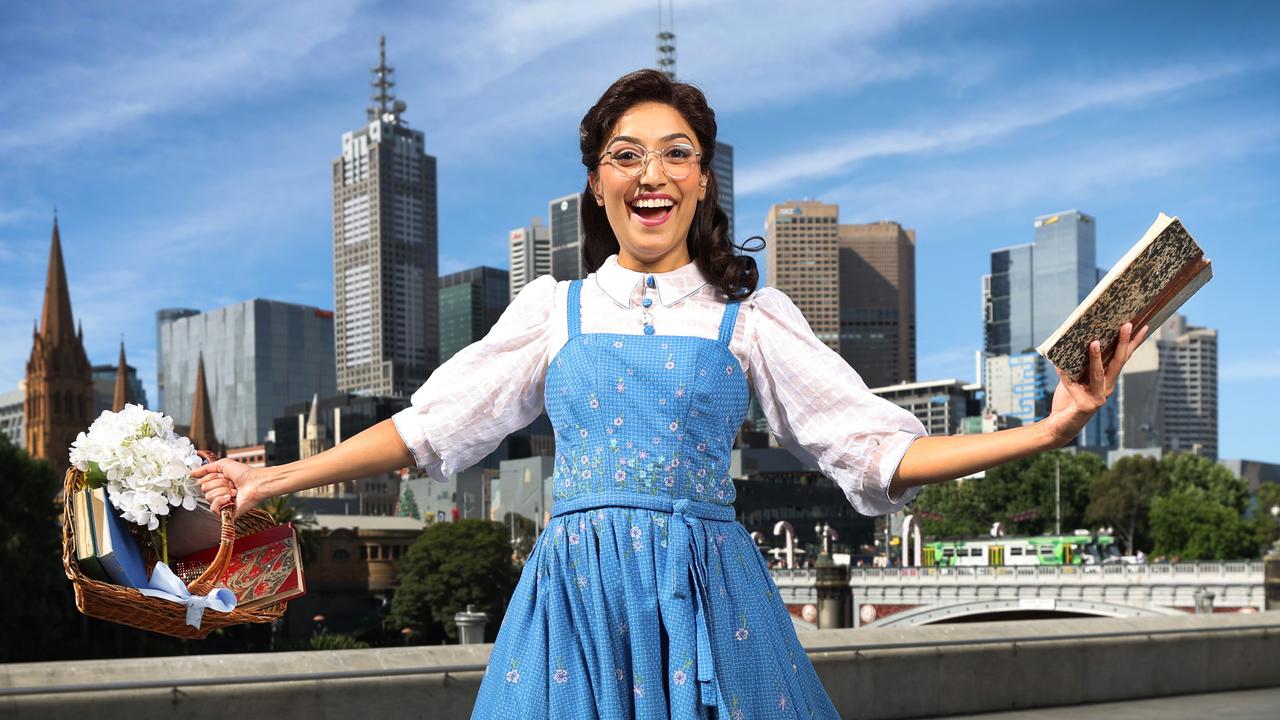 Beauty and the Beast leading lady, Shubshri Kandiah, in costume. Picture: David Caird
