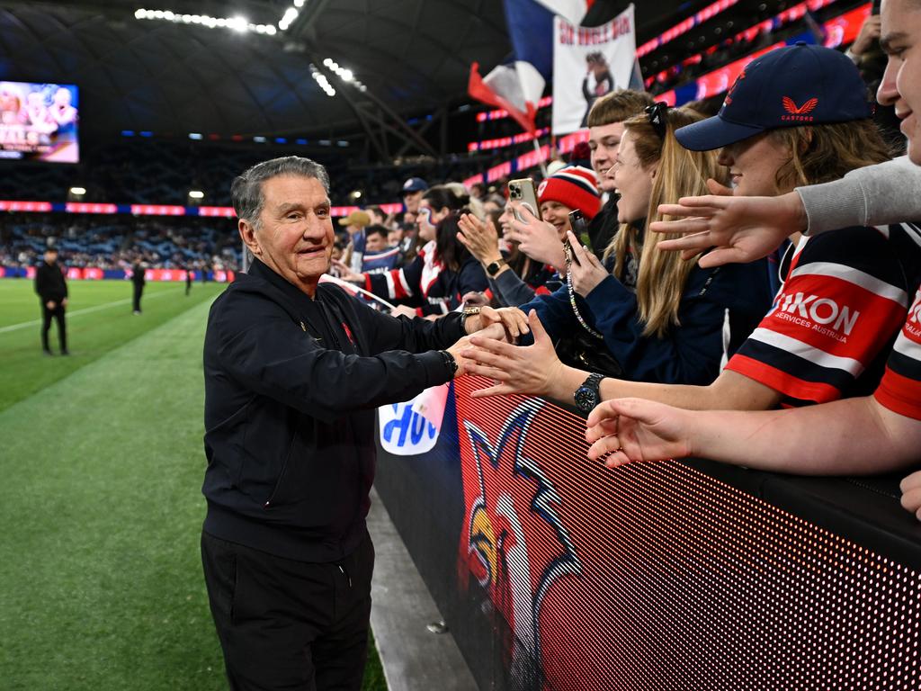 Roosters chairman Nick Politis is a central figure in Robinson’s life. Picture: NRL Photos
