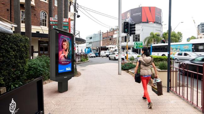 A photo of the planned sign on the Pacific Hwy in Crows Nest.