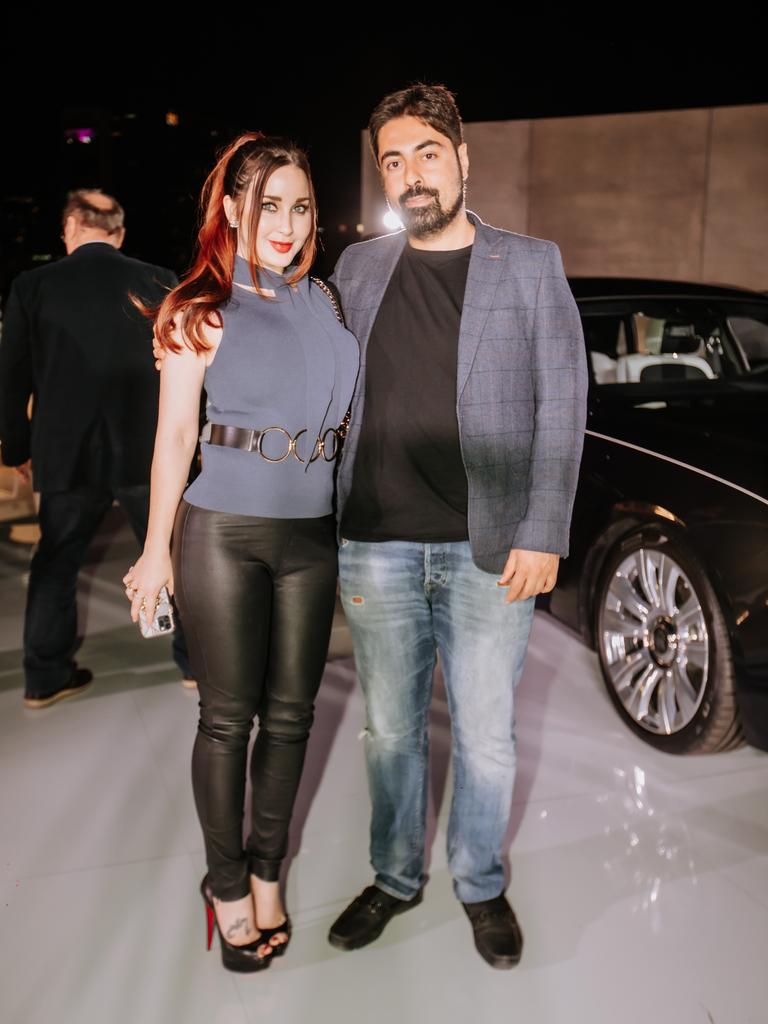 Anna Fallah and Alborz Fallah attend the Rolls-Royce Ghost Launch on 24th September 2020. Socials: Damien Anthony Rossi Pictures: Dino Renda