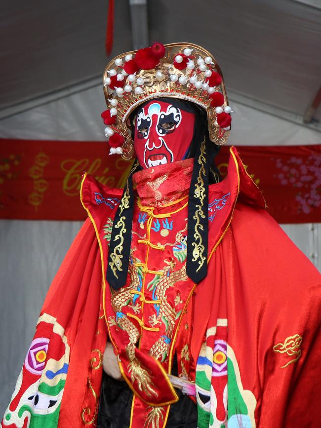 Vibrant Lunar New Year celebrations get under way at Bankstown. Picture: Robert Pozo