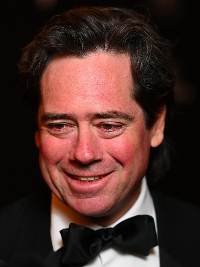 Gillon McLachlan at the 2023 Brownlow. (Photo by Morgan Hancock/AFL Photos via Getty Images)