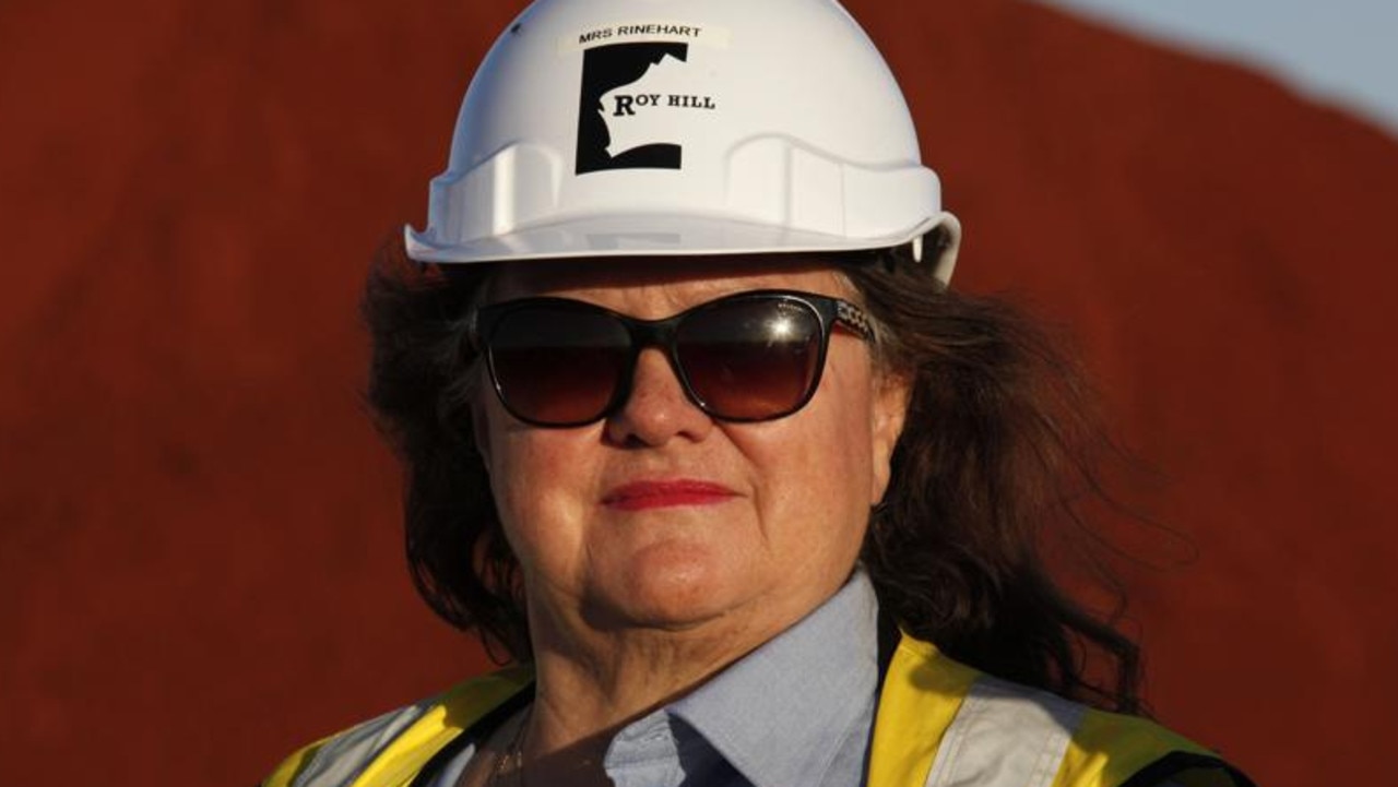 Billionaire Gina Rinehart, Hancock Prospecting chairwoman, would be hit with a tax bill of about $4bn under the Greens’ plan. Picture: NewsWire/ Phil Gostelow