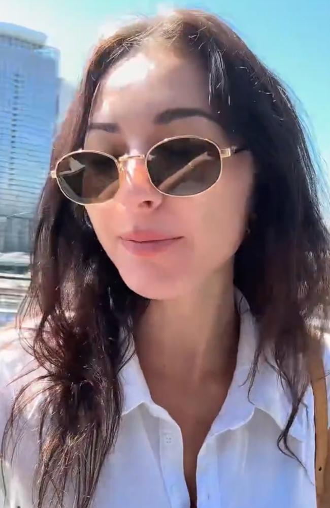 Reaction to the TikTok star being back on home soil has not been well received by fans, with the comments section of her most recent vlog flooded with unimpressed comments. Picture: TikTok/AnnaPaul