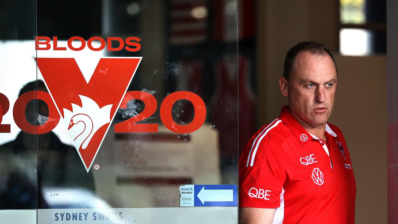 John Longmire Sydney Coach On Leading Youthful Revolution At Afl Club Daily Telegraph