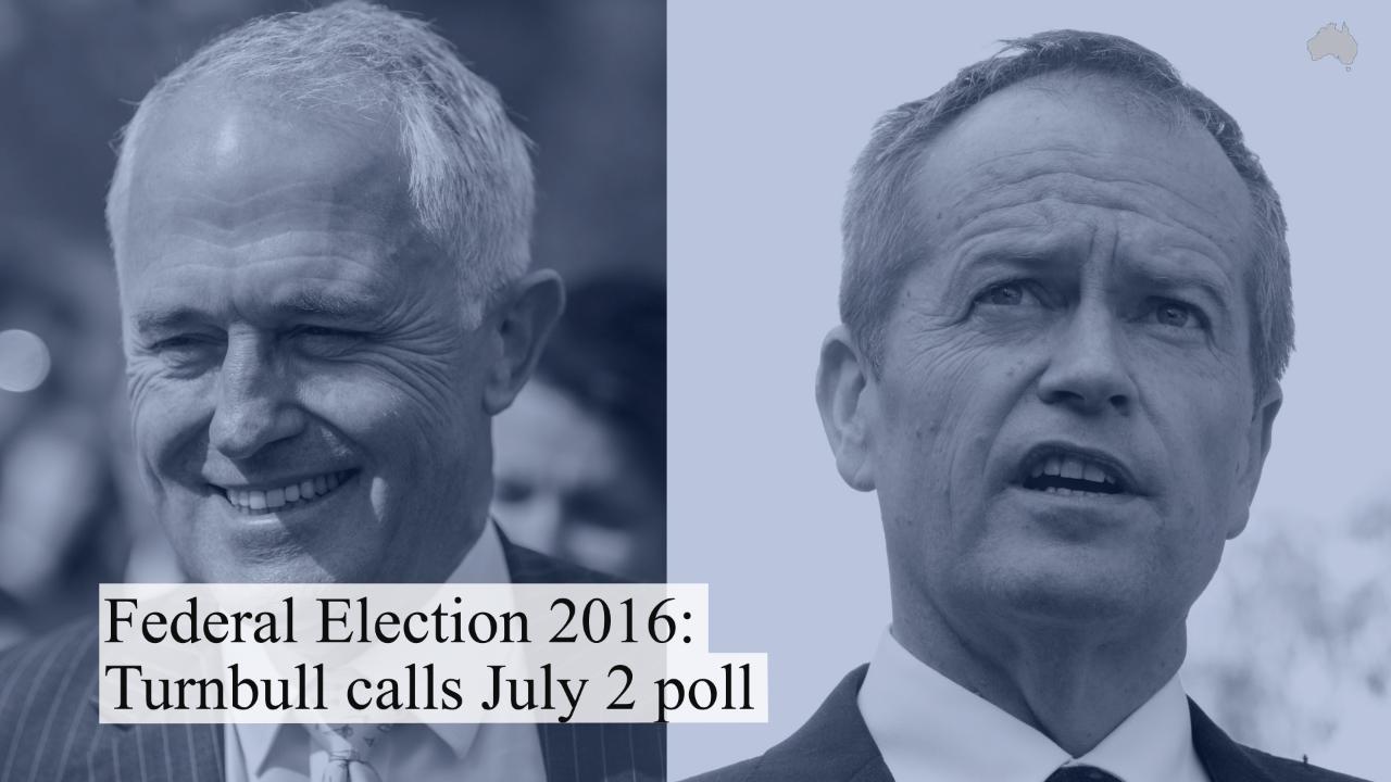 Federal Election 2016 Turnbull Vs Shorten — Day One And The Gloves Are Off Daily Telegraph 8663