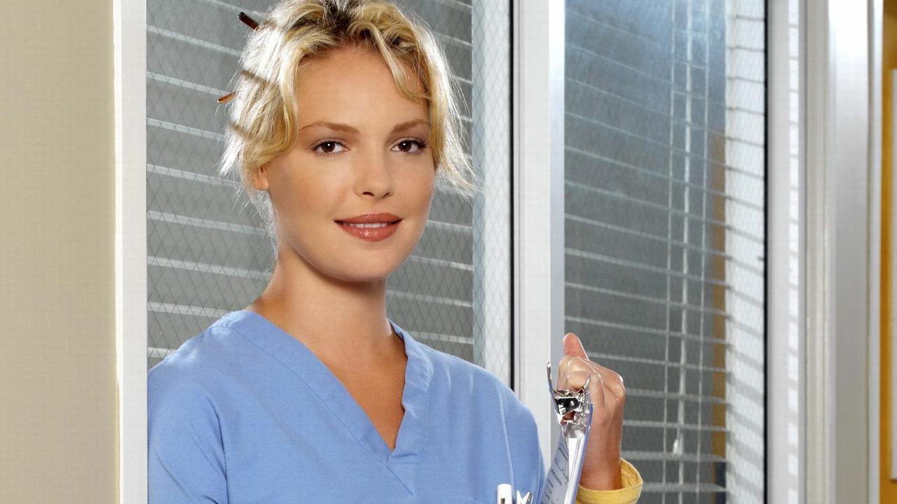 Katherine Heigl on Grey's Anatomy.