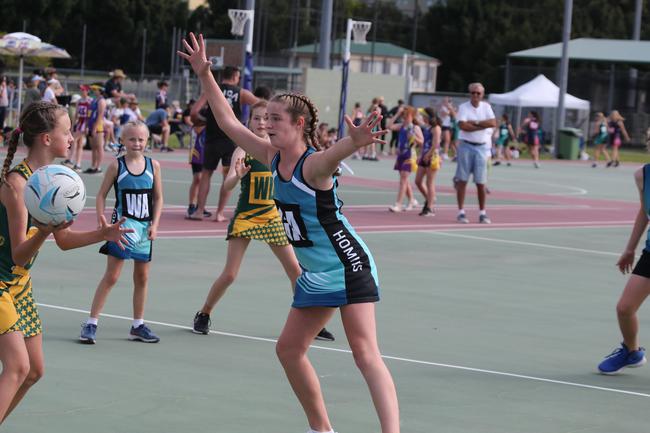 The Netball Qld Primary Schools Cup grand finals are being held at the Hinterland District Netball Association at Mudgeeraba. Picture: Mike Batterham.