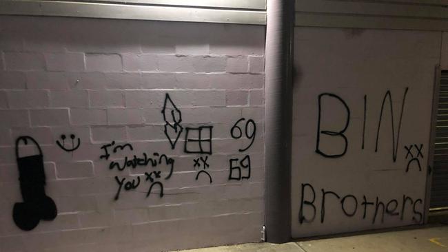 Vandalism at Labrador State School over the weekend. Picture: Sam O'Connor