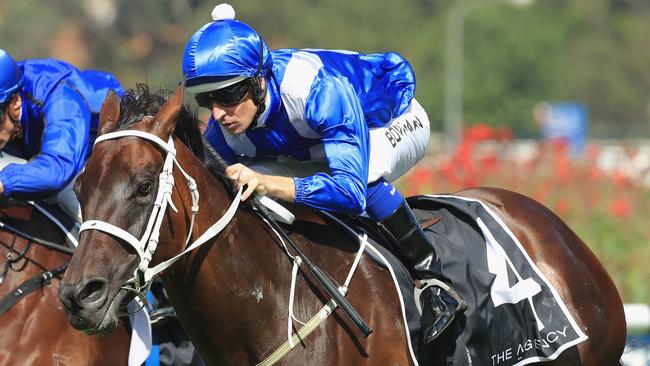 Winx extended her winning streak to 24 with victory in the George Ryder Stakes. Picture: Getty Images