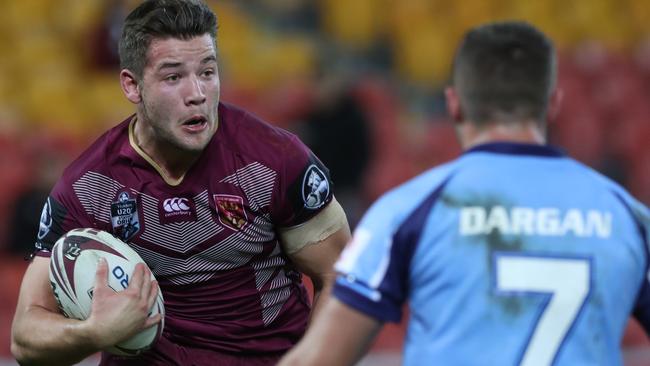 Patrick Carrigan in action for the Queensland under-20s. Picture: Peter Wallis