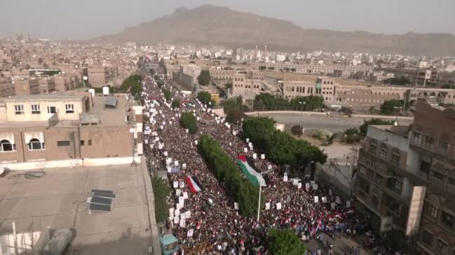 Rallies in Yemen, Kuwait supporting Hamas attack