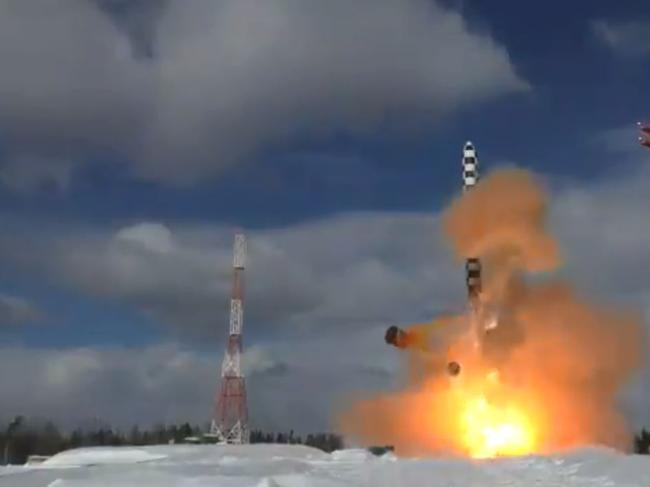 Russia previously test fired an ICBM dubbed Satan 2.