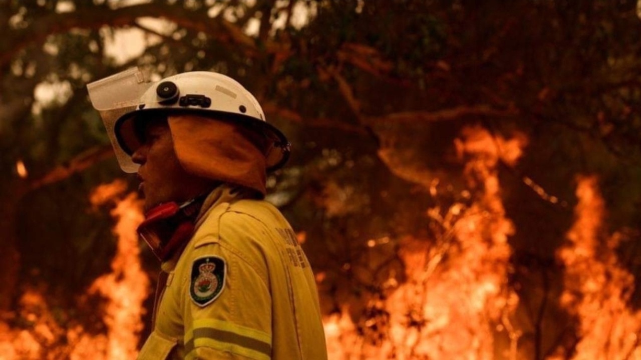 A cool change could mean firefighters have the chance to spend Christmas with their families, instead of tackling the blazes. Picture: Supplied.