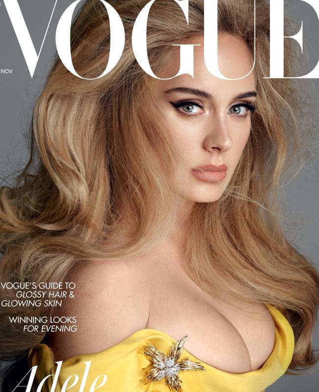 One of Adele’s incredible new British Vogue covers. Picture: Vogue