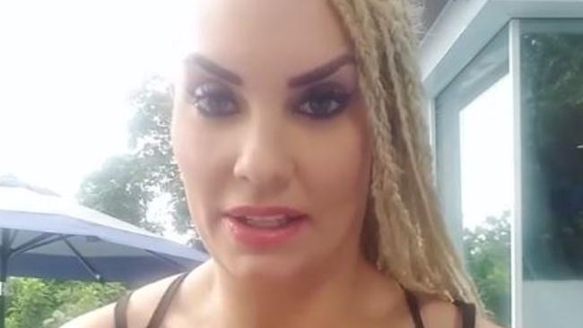 Coco Austin flaunts gravity-defying 40DD boobs at the pool