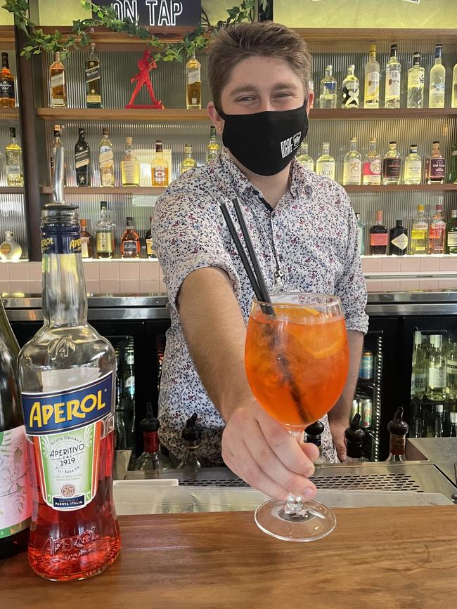 The Tower Hotel bartender Sebastian Terreux.