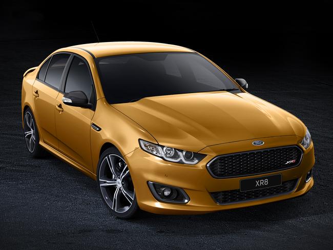 Now for some good news ... Ford has doubled production of the supercharged XR8 Falcon sports sedan, even though sales of other models are down. Photo: Supplied.