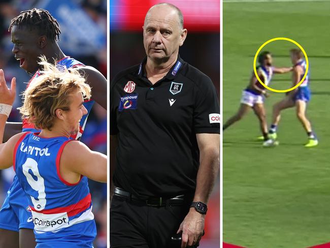 The Dogs dominated Port Adelaide in Ballarat.