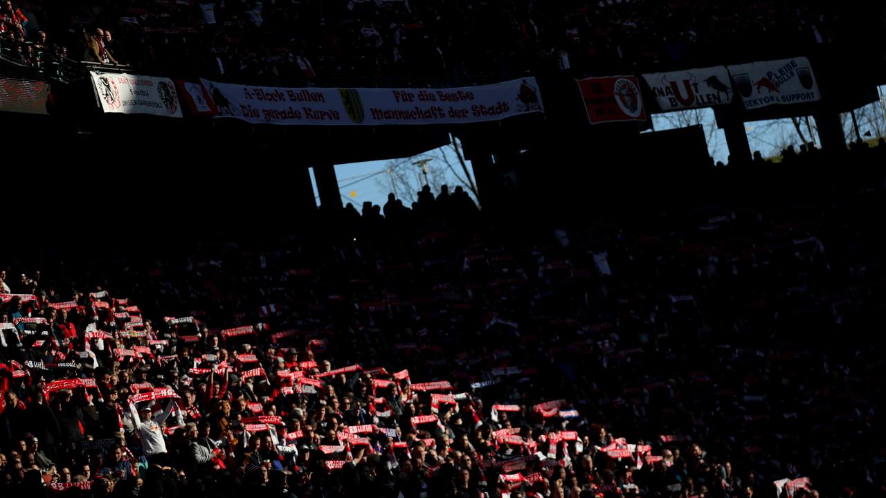 LEIPZIG, GERMANY - MARCH 01: A general view inside the stadium during the Bundesliga match between RB Leipzig and Bayer 04 Leverkusen at Red Bull Arena on March 01, 2020 in Leipzig, Germany. (Photo by Alex Grimm/Bongarts/Getty Images)