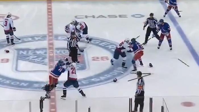 There were a number of fights straight from the face off.