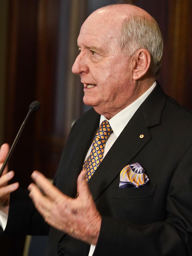 2GB’s Alan Jones is one of many A-list guests. Picture: AAP Image/Ben Rushton