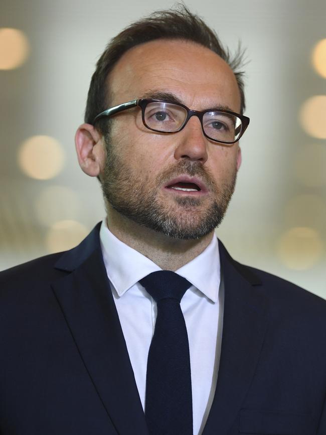 Whoops ... Adam Bandt. Picture: AAP