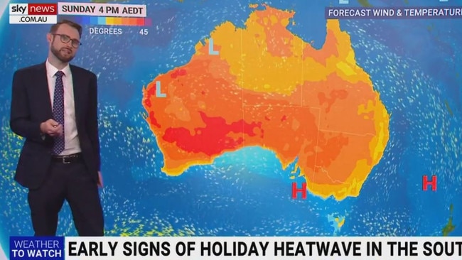 Warmer weather is on its way for large parts of the southern states. Picture: Sky News