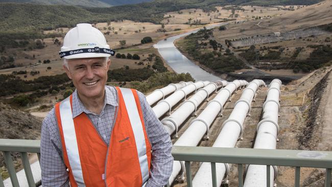 Then-prime minister Malcolm Turnbull. The NBN is now the biggest government project in Australian history and even dwarfs another of Turnbull’s “big ideas”, the hydro-storage system Snowy 2.0.