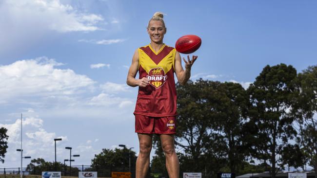 Erin Phillips will be the first woman to take part in the Carlton Draft.