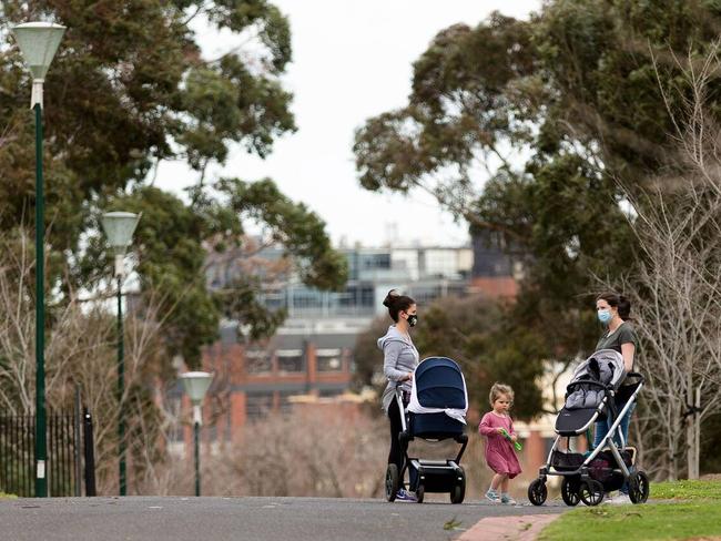 Melbourne mums during the pandemic.