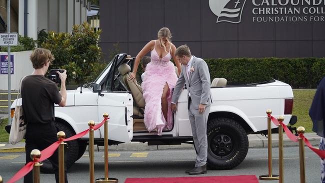 Josh and Charlotte at the Caloundra Christian College formal 2024