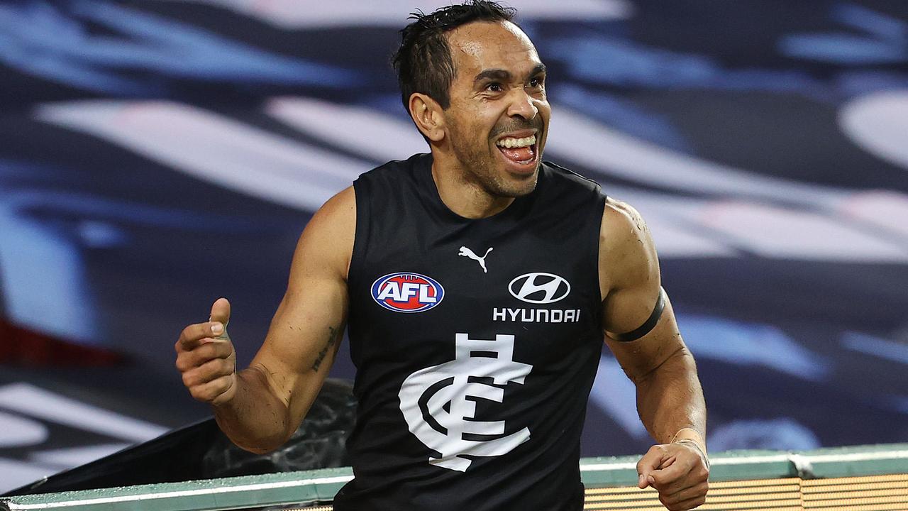 Eddie Betts will play his final match this weekend. Picture: Michael Klein