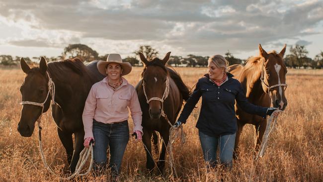 Angie Nisbet and Shona Larkin. Picture: Supplied