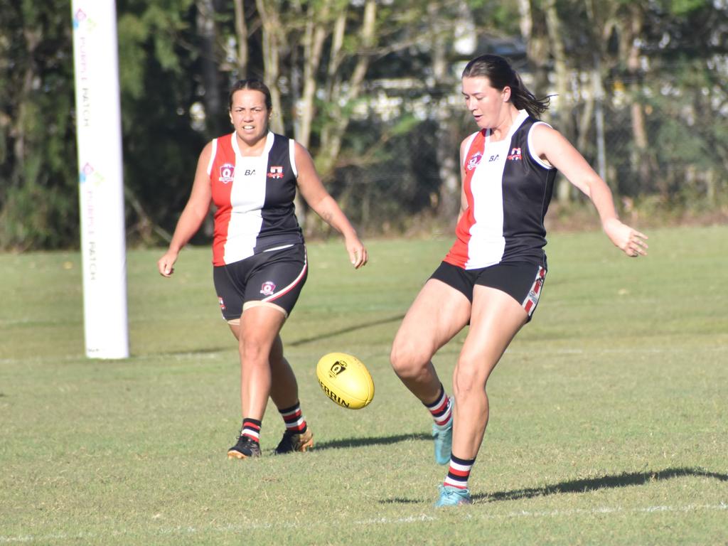 AFL Capricornia, senior women, Round 12, Panthers versus BITS Saints, Rockhampton Cricket Ground, July 15, 2023.