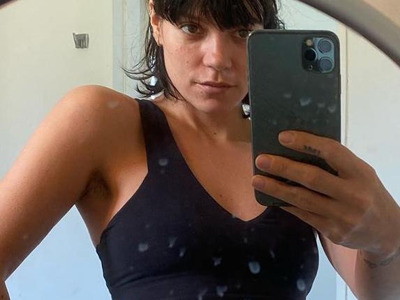 Lily Allen has done little to dampen rumours she's engaged.