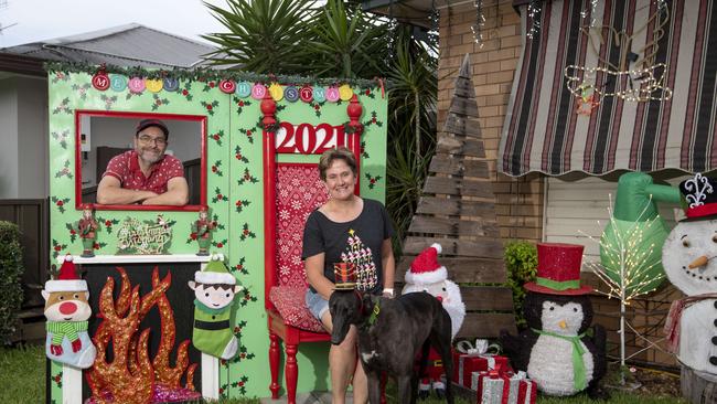 Greg Mellis and Linda Hernando at 14 Emerald St, Emu Plains. Picture: Monique Harmer