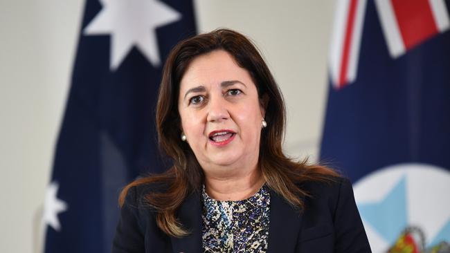 BRISBANE, AUSTRALIA – OCTOBER 01: Queensland Premier Annastacia Palaszczuk speaks during a press conference. (Photo by Dan Peled/Getty Images)