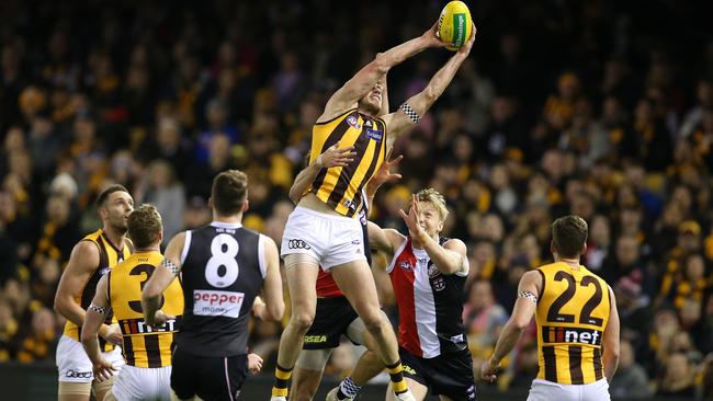 Ryan Schoenmakers played 121 games for Hawthorn. Picture: Michael Klein