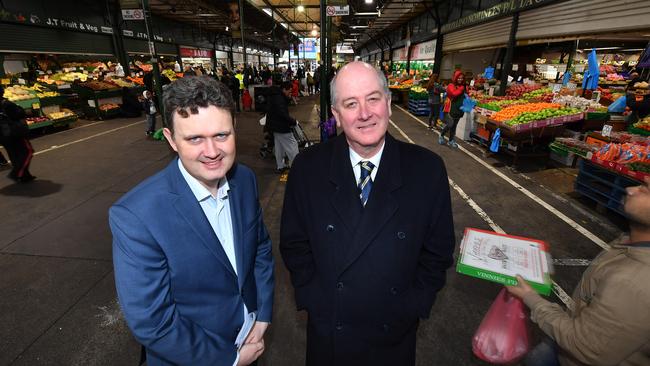 Then Preston MP and then Planning Minister Richard Wynne at the Preston Market in 2017. Picture: Andy Brownbill